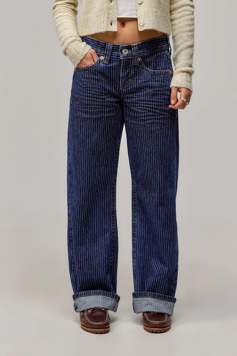 Pantalones rectos para mujer con corte amplio - Kaelvi