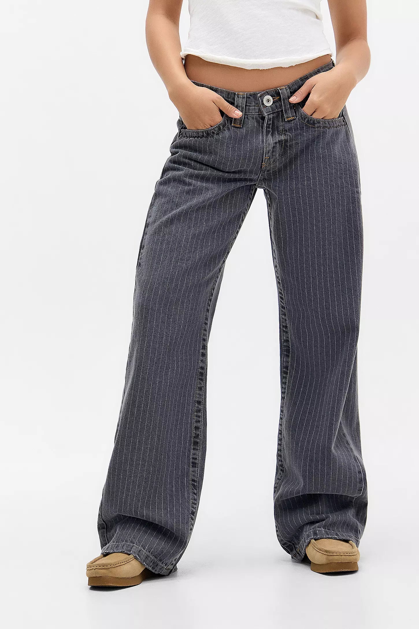 Pantalones rectos para mujer con corte amplio - Kaelvi
