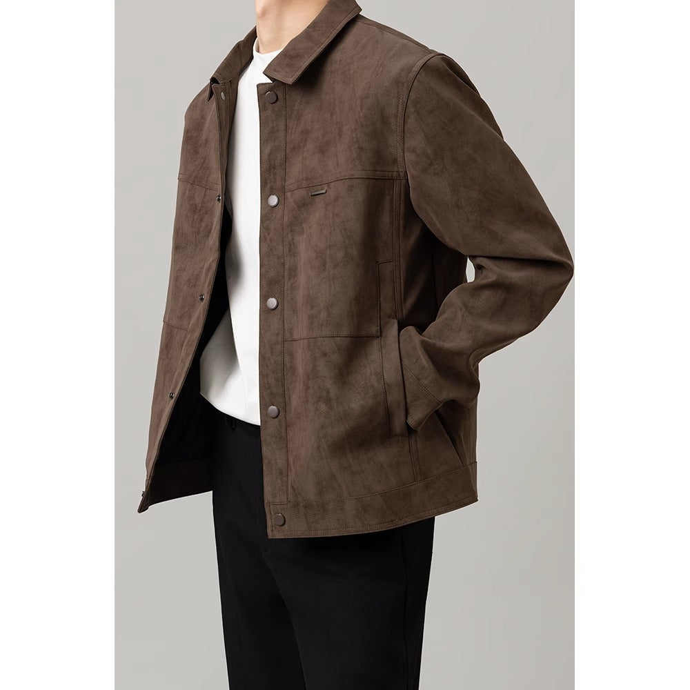 Chaqueta para hombre efecto ante - Veyran