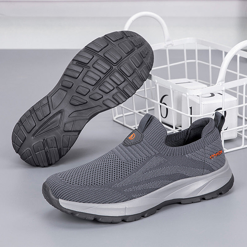 Zapatillas deportivas unisex de tejido con panel de malla - Gio