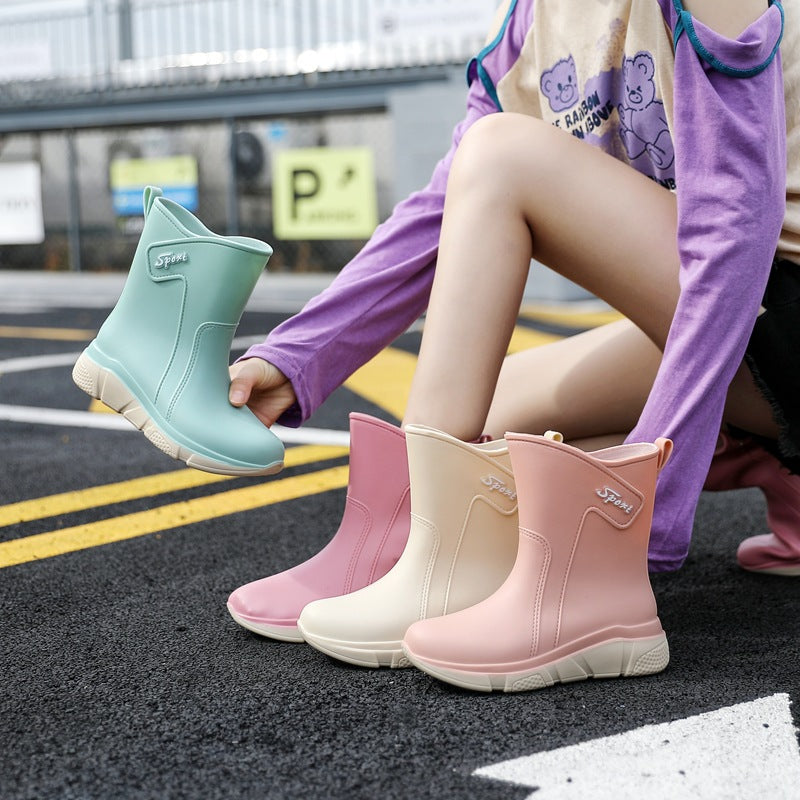 Botas de lluvia para mujer antideslizantes - Helga