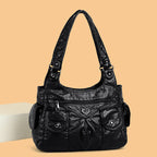 Bolsa de hombro femenina de diseño suave y funcional