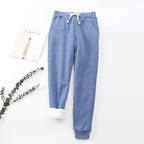 Pantalones para mujer efecto afelpado interior - Velya