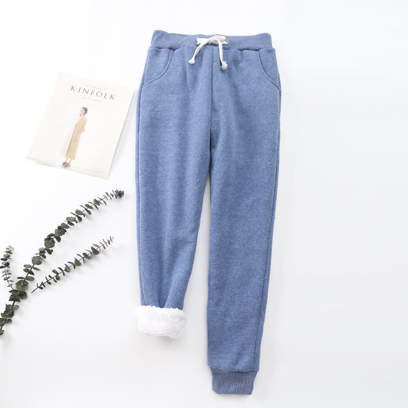 Pantalones para mujer efecto afelpado interior - Velya