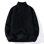 Suéter para hombre cuello semicisne punto suave - Noah