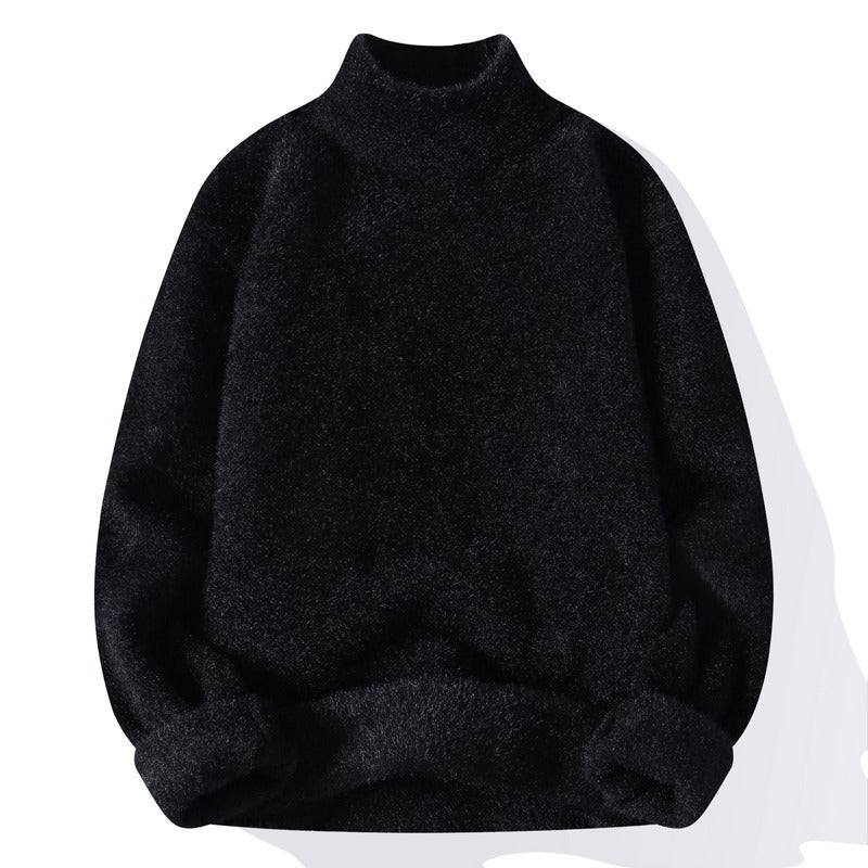 Suéter para hombre cuello semicisne punto suave - Noah