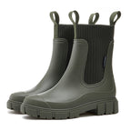 Botas de lluvia impermeables para mujer suela elevada funcional - Elske