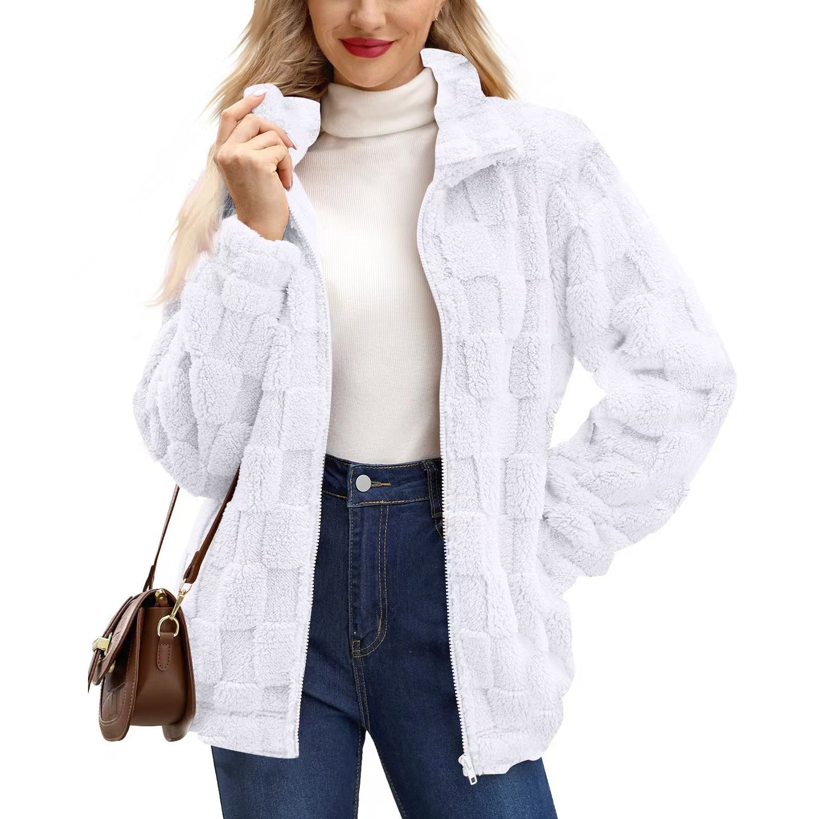 Chaqueta para mujer de textura acolchada - Irvina