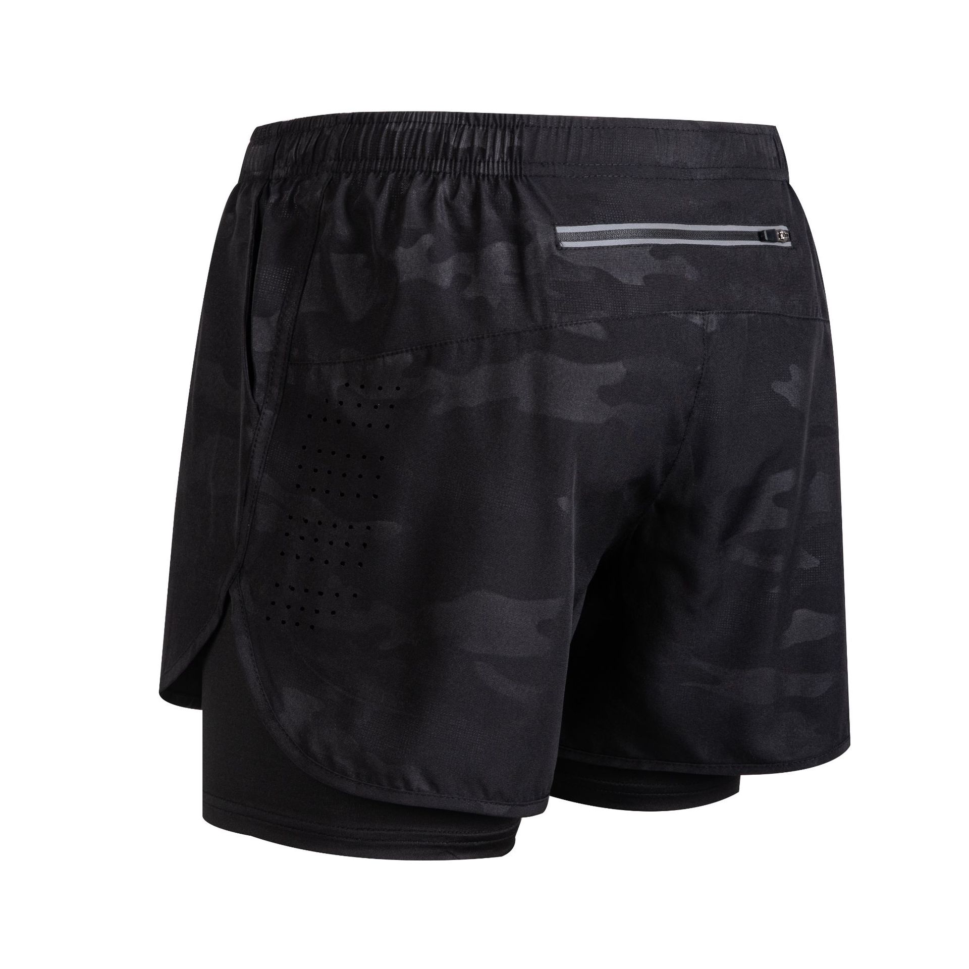Shorts deportivos dry fit doble capa interior - Bjarn