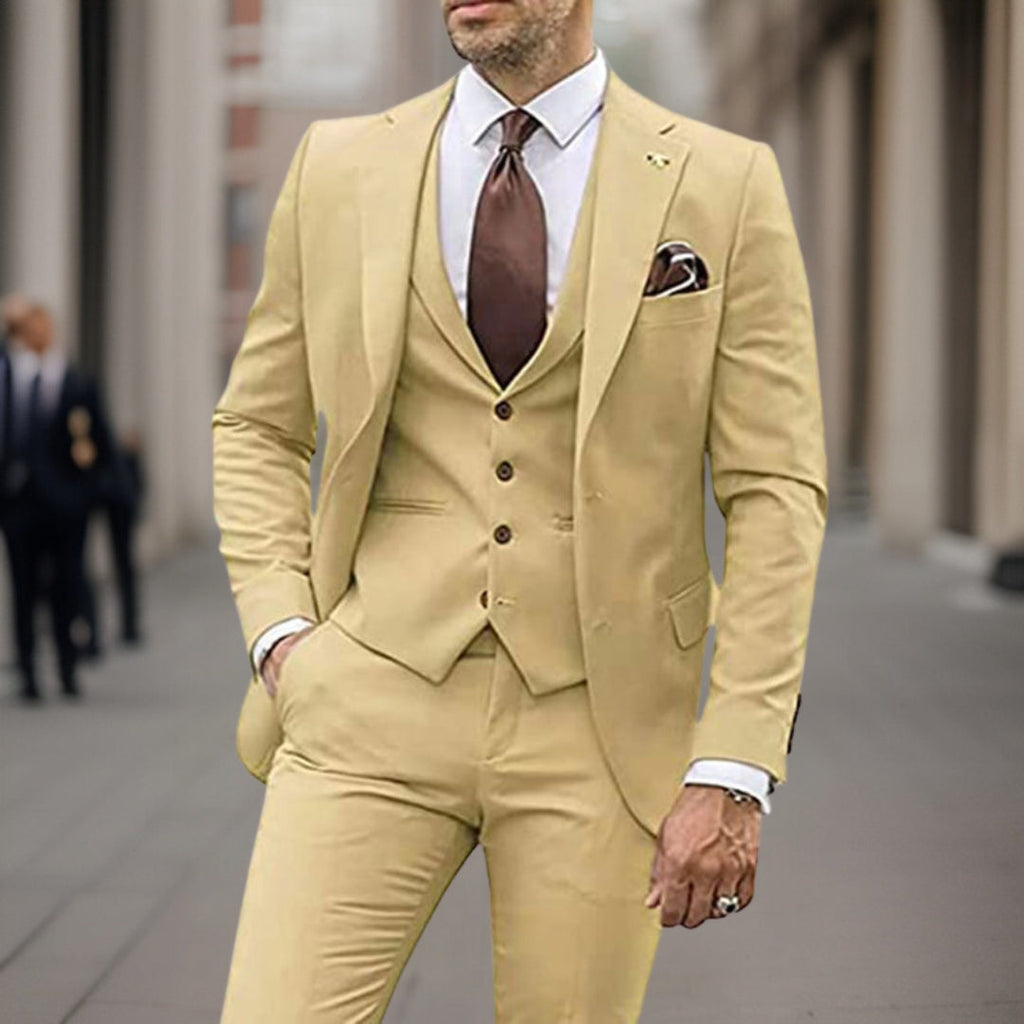 Traje de negocios de tres piezas para hombre - Pietro