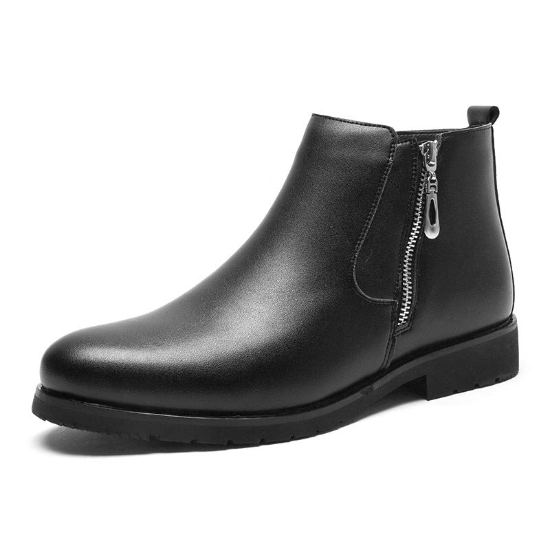 Botines hombre piel cremallera lateral - Adrian