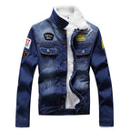 Chaqueta vaquera para hombre de corte recto forrado - Darnel