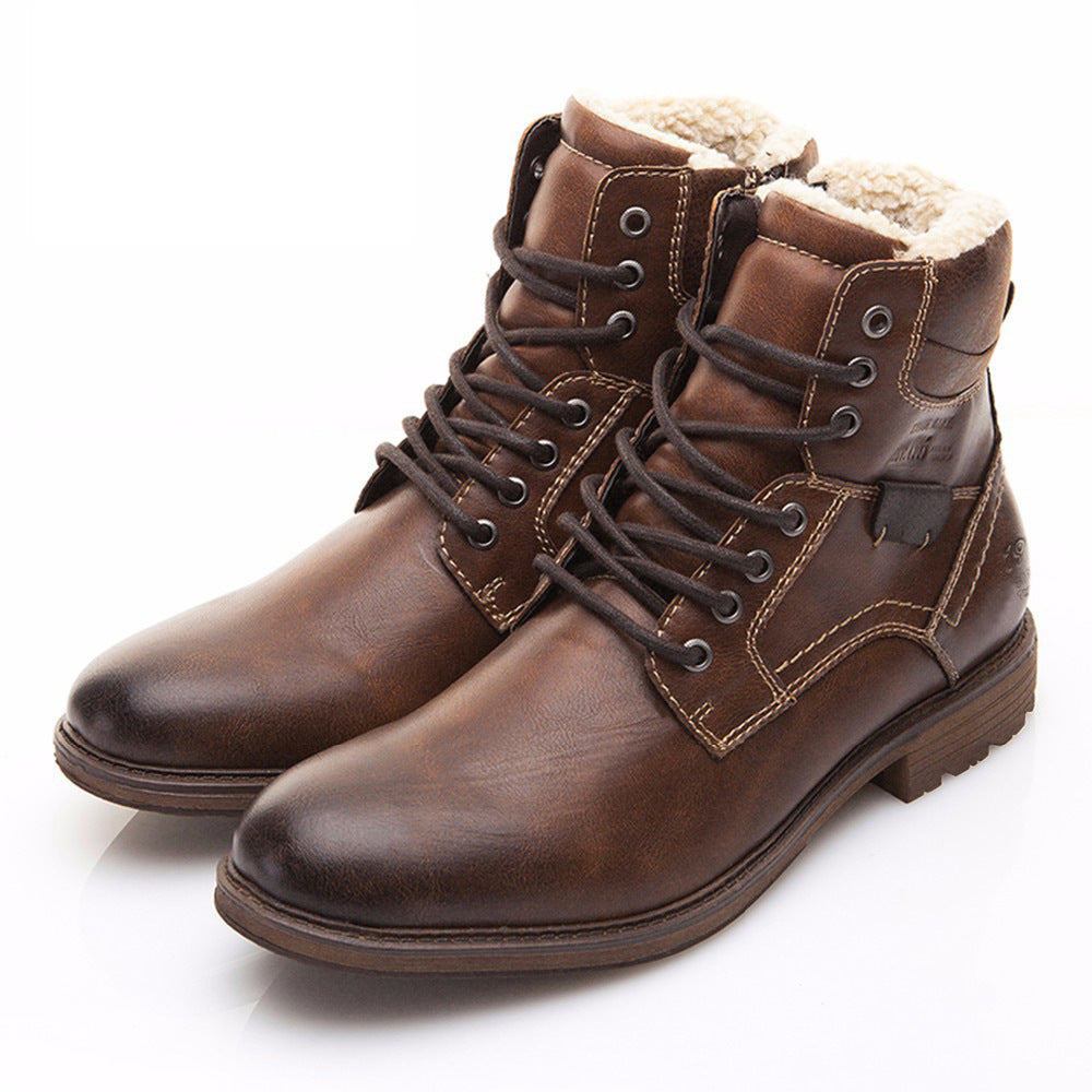 Botas para hombre efecto cuero invierno - Darsen