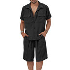 Conjunto casual para hombre de tela fluida estilo relajado - Fabián