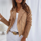 Elegante chaqueta de ante para mujer - Bertha