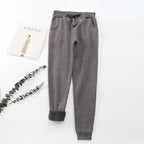 Pantalones para mujer efecto aterciopelado interior - Lureta