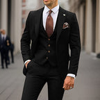 Traje de negocios de tres piezas para hombre - Pietro