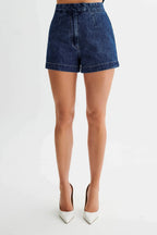 Saula - Conjunto de chaleco vaquero con pantalón corto