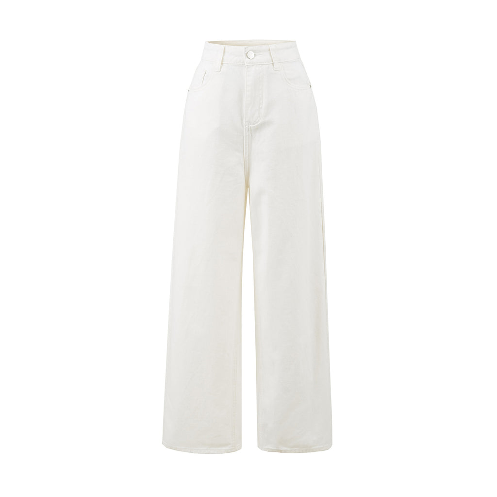 Pantalones para mujer de tiro alto y pierna ancha - Savrelle