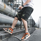 Pantalones cortos para hombre de algodón con diseño cargo urbano - Damián