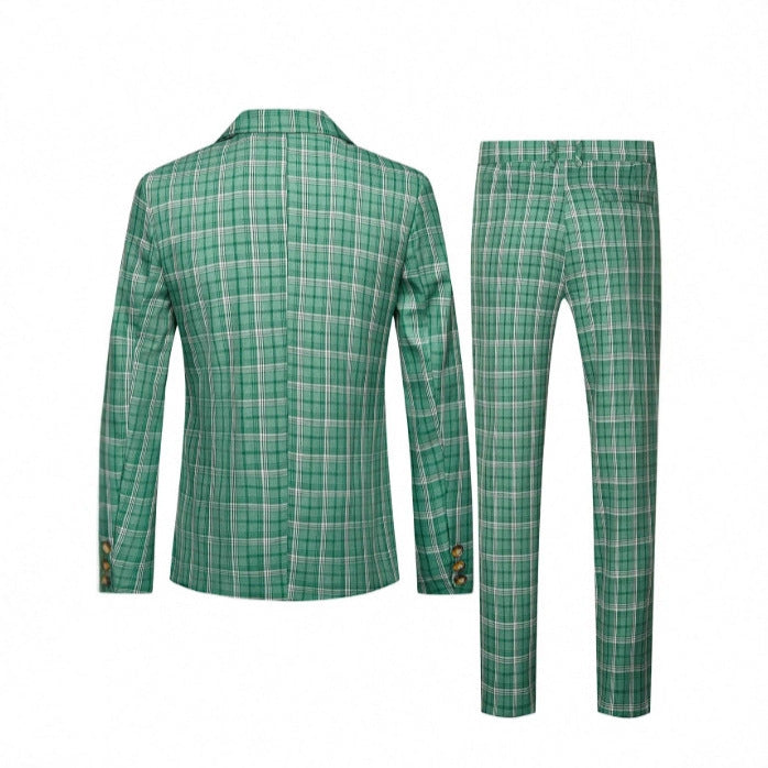 Traje elegante para hombre cruzado de ajuste slim - Oriven