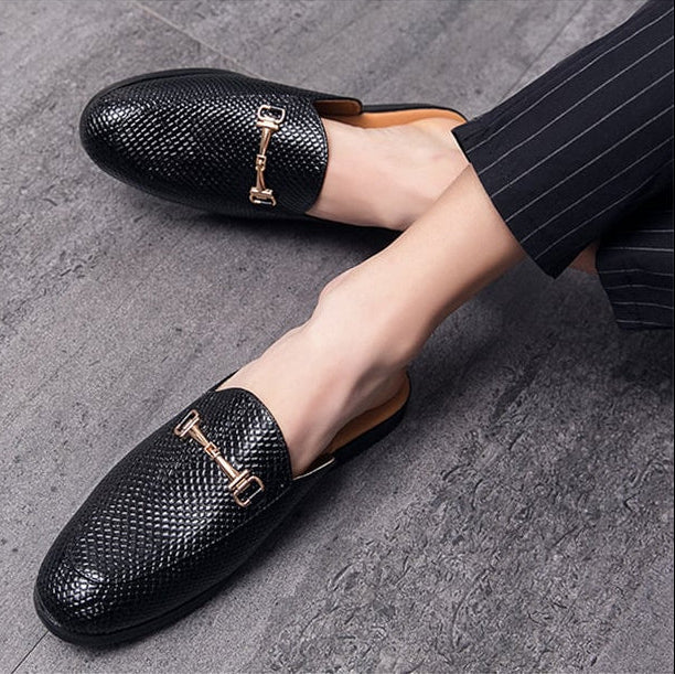 Mules de vestir para hombre con herraje metálico - Kervan
