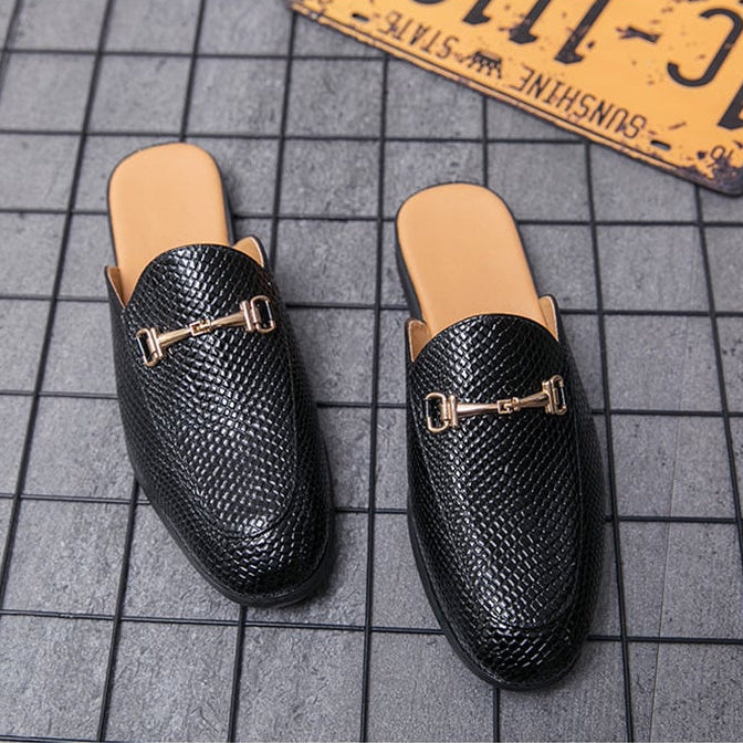 Mules de vestir para hombre con herraje metálico - Kervan