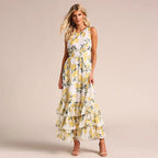Margaret - vestido sin mangas con estampado