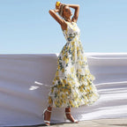 Margaret - vestido sin mangas con estampado