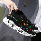 Zapatillas deportivas hombre tejido transpirable estilo urbano - Adrián