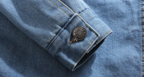 Chaqueta vaquera para hombre de corte recto forrado - Darnel