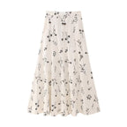 Conjunto 2 piezas estampado floral crema - Liora
