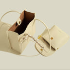 Bolso shopper para mujer polipiel texturizada con bolso cruzado incluido - Renata