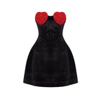 Ariella - Elegante minivestido sin tirantes