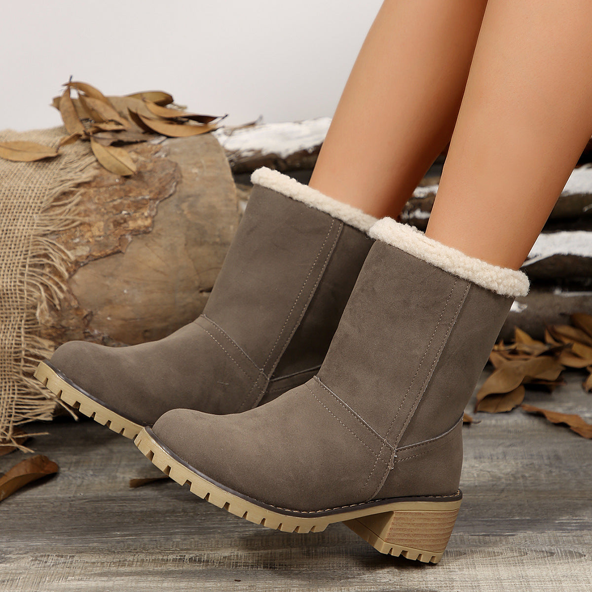 Botines para mujer con interior afelpado - Lurean