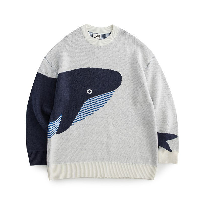 Jersey de punto de inspiración artística para hombre - Nivaro
