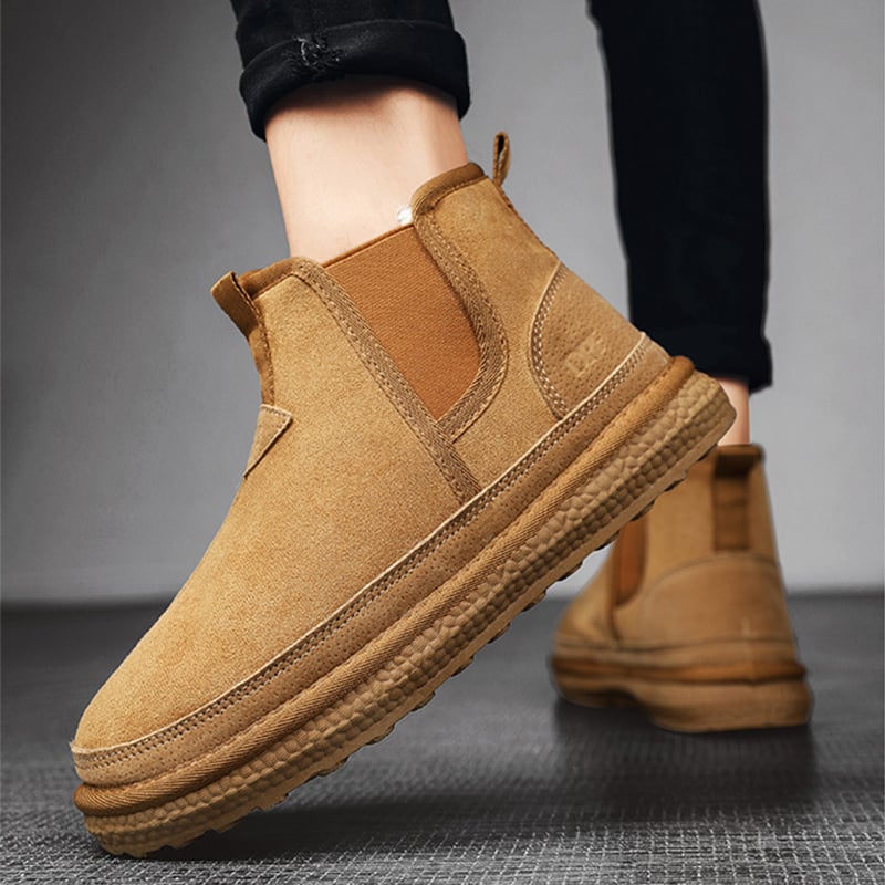 Botines para hombre estilo casual con interior afelpado - Vaelor