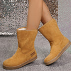 Botas para mujer estilo invernal de caña media - Yselle