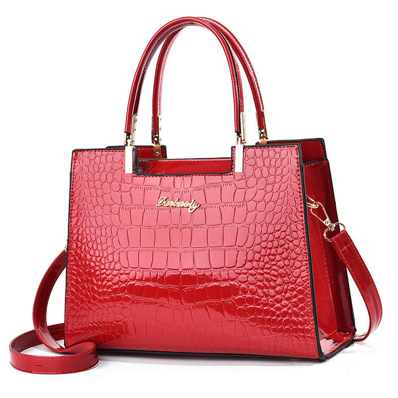 Bolso de tejido para mujer relieve grabado