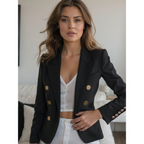 Vanessa - Elegante blazer de algodón de lujo para mujer