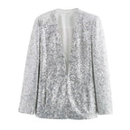 Blazer de lentejuelas para mujer - Arvein