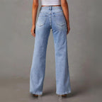 Pantalones clásicos de ocio para mujer - Pernera recta