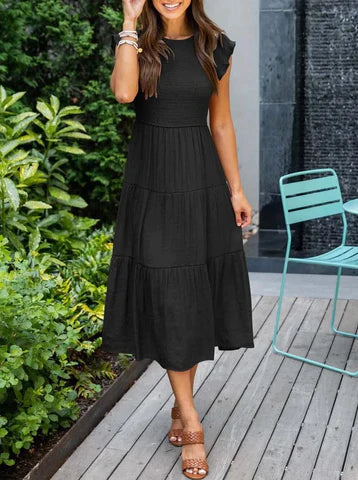 Jayne - Cómodo maxi vestido