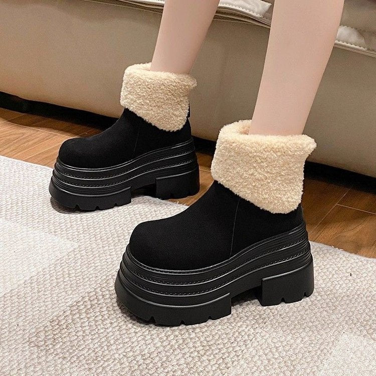 Botines de plataforma para mujer diseño acolchado - Svea