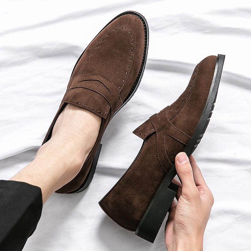 Mocasines de ante efecto cepillado para hombre - Lioren
