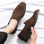 Mocasines de ante efecto cepillado para hombre - Lioren
