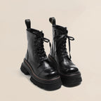 Botas eleantes para mujer de caña media con cordones - Vianey