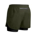 Shorts deportivos dry fit doble capa interior - Bjarn