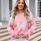 Pullover para mujer con estampado de moños - Freja