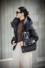 Elvy - Chaqueta de plumón con capucha